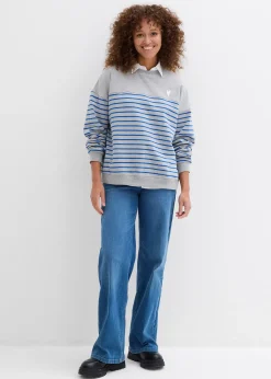 Sweat oversize en coton mélangé