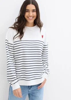 Sweat oversize en coton mélangé