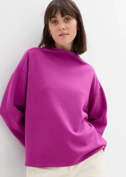 Sweat oversize en matière néoprène douce