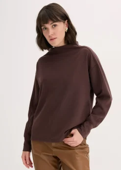 Sweat oversize en matière néoprène douce