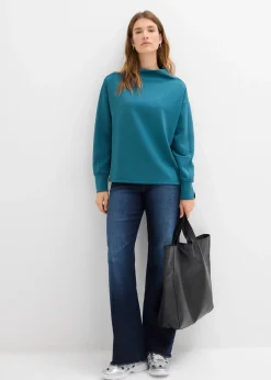 Sweat oversize en matière néoprène douce