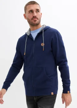 Sweat zippé à capuche