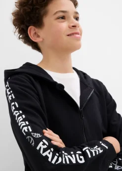 Sweat zippé à capuche