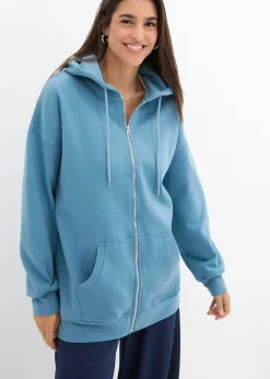 Sweat zippé à capuche