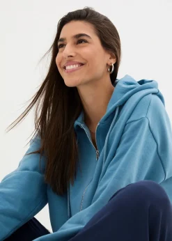 Sweat zippé à capuche