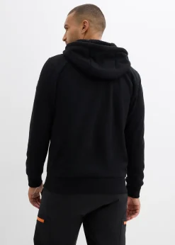 Sweat zippé à capuche et doublure peluche