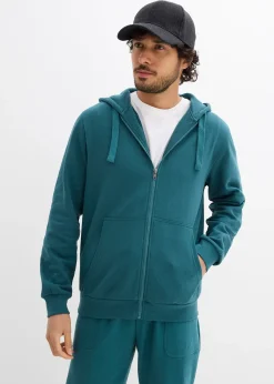 Sweat zippé à capuche, regular