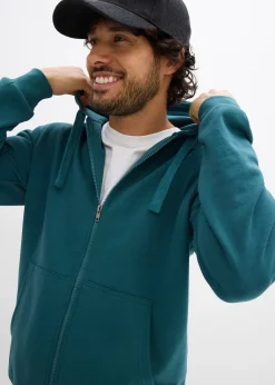 Sweat zippé à capuche, regular