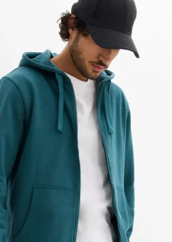 Sweat zippé à capuche, regular