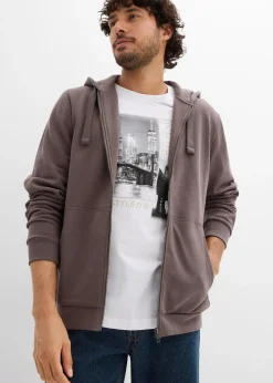 Sweat zippé à capuche, regular