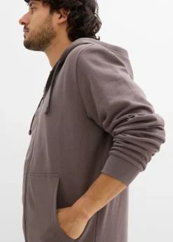 Sweat zippé à capuche, regular