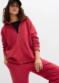 Sweat zippé 100% coton