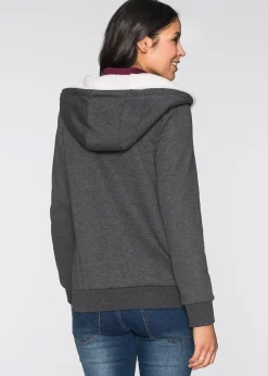 Sweat zippé de grossesse et de portage, intérieur douillet