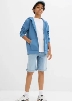 Sweat zippé doux à capuche