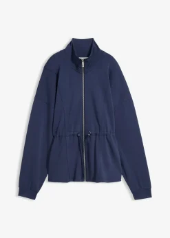 Sweat zippé en matière néoprène douce