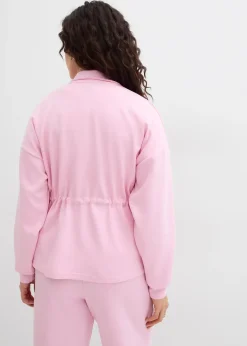 Sweat zippé en matière néoprène douce