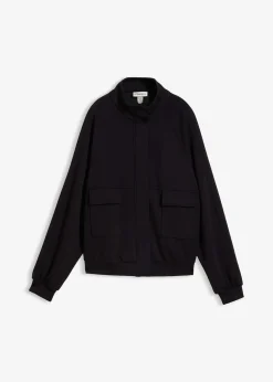 Sweat zippé en matière néoprène