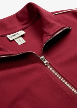 Sweat zippé en Punto di Roma confortable
