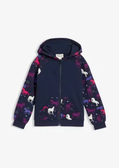 Sweat zippé fille