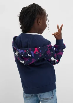 Sweat zippé fille