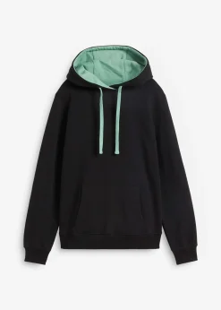 Sweat-shirt à capuche avec détails contrastants