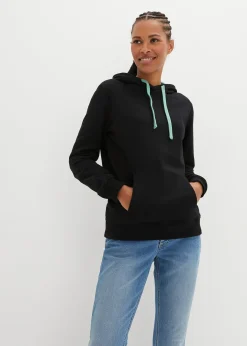 Sweat-shirt à capuche avec détails contrastants
