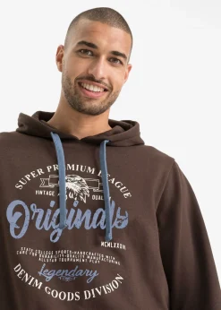 Sweat-shirt à capuche coupe confort