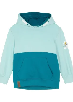 Sweat-shirt à capuche en coton mélangé doux