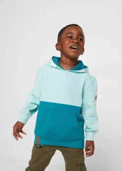Sweat-shirt à capuche en coton mélangé doux