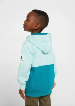 Sweat-shirt à capuche en coton mélangé doux
