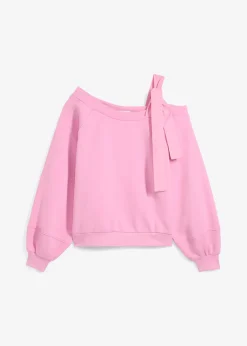 Sweat-shirt ample, asymétrique