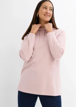 Sweat-shirt avec base fendue