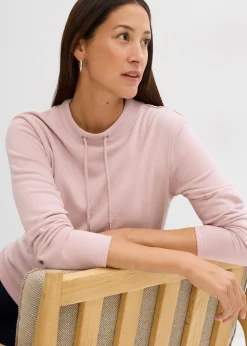 Sweat-shirt avec base fendue