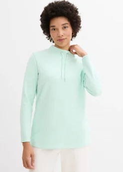 Sweat-shirt avec base fendue