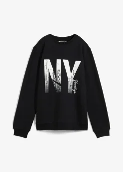 Sweat-shirt doux en coton mélangé