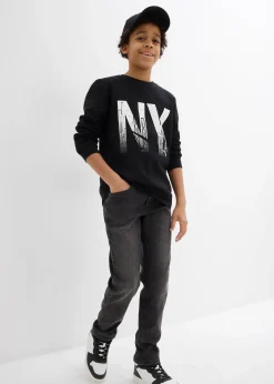 Sweat-shirt doux en coton mélangé