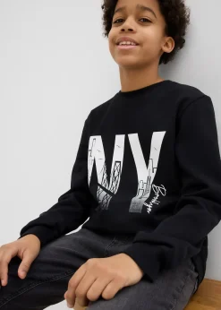 Sweat-shirt doux en coton mélangé