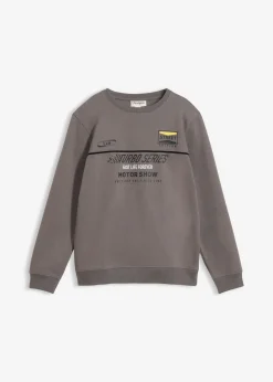 Sweat-shirt doux en coton mélangé