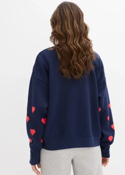 Sweat-shirt en coton mélangé