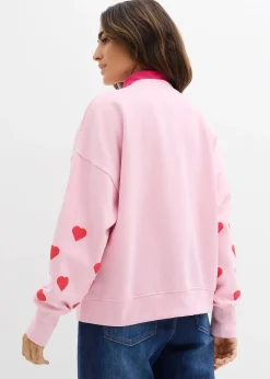 Sweat-shirt en coton mélangé