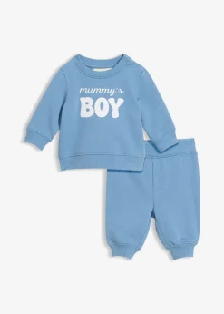 Sweat-shirt et pantalon 100% coton (ens. 2 pces)
