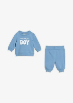 Sweat-shirt et pantalon 100% coton (ens. 2 pces)