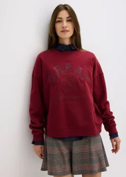 Sweat-shirt oversize 100% coton