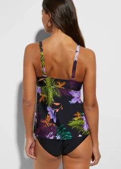 Tankini à col V (ens. 2 pces)