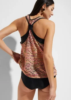 Tankini avec dentelle extensible (ens. 2 pces)