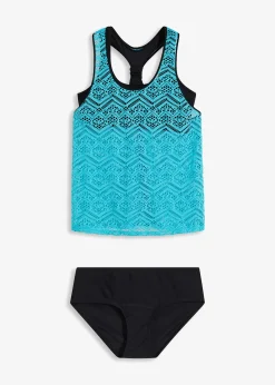 Tankini avec dentelle extensible (ens. 2 pces)
