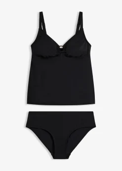 Tankini avec détail anneau (ens. 2 pces)