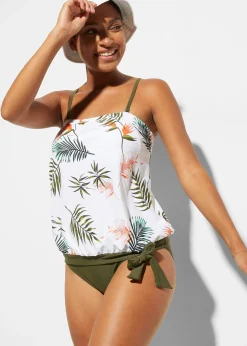 Tankini bandeau multi-positions (ens. 2 pces)
