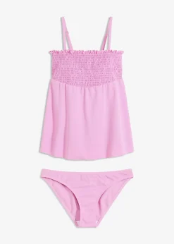 Tankini bandeau smocké (ens. 2 pces)