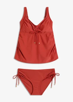 Tankini de grossesse (ens. 2 pces) avec nouettes
